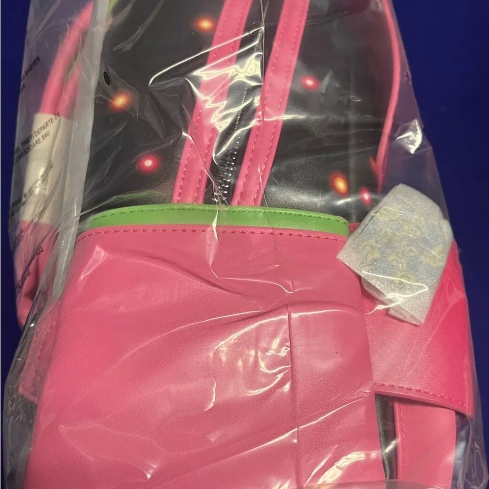 Loungefly Oogie Boogie Neon Cosplay Backpack & Wallet NBC NYCC Exclusive NIB - Picture 10 of 14